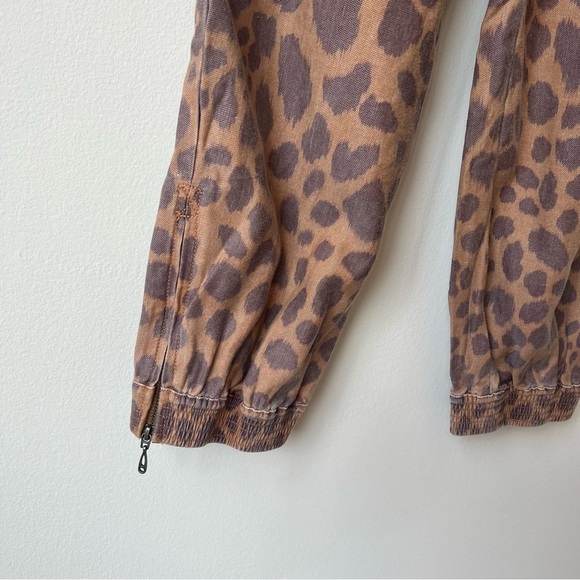 NWT Anthropologie Tamarind Giraffe Animal Print Trouser Joggers - Picture 4 of 8